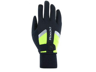 Roeckl Ravensburg 3 winterhandschoen zwart/fluo geel unisex