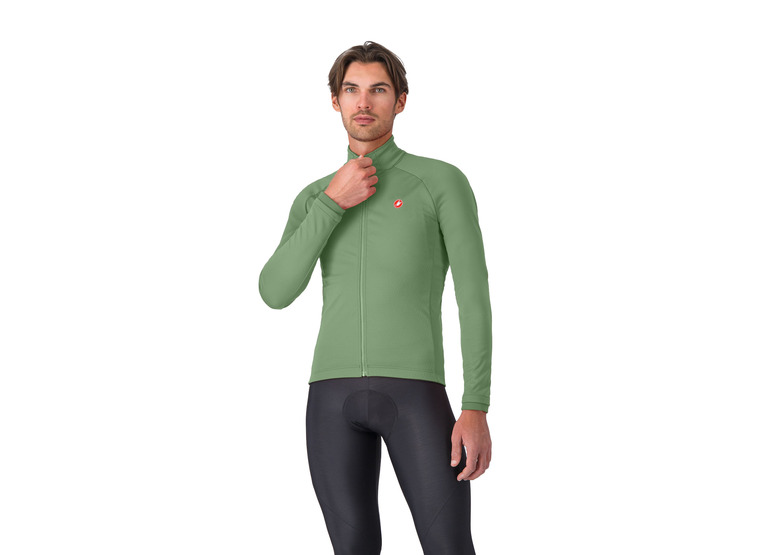 Castelli Competizione jacket green pepper heren Castelli Competizione jacket green pepper heren