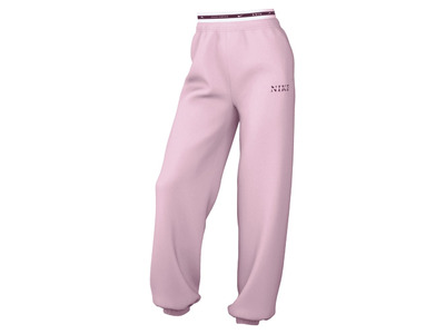 Nike Sportswear Phoenix Fleece joggingbroek pink foam dames Nike Sportswear Phoenix Fleece joggingbroek pink foam dames