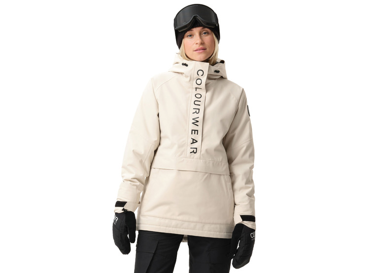 Colourwear Signature anorak off white dames
