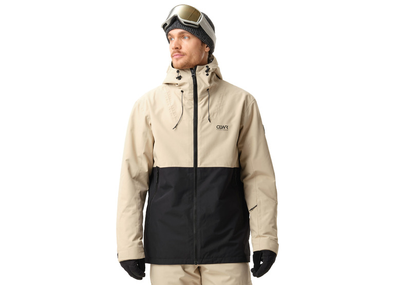 Colourwear Block jacket sand heren