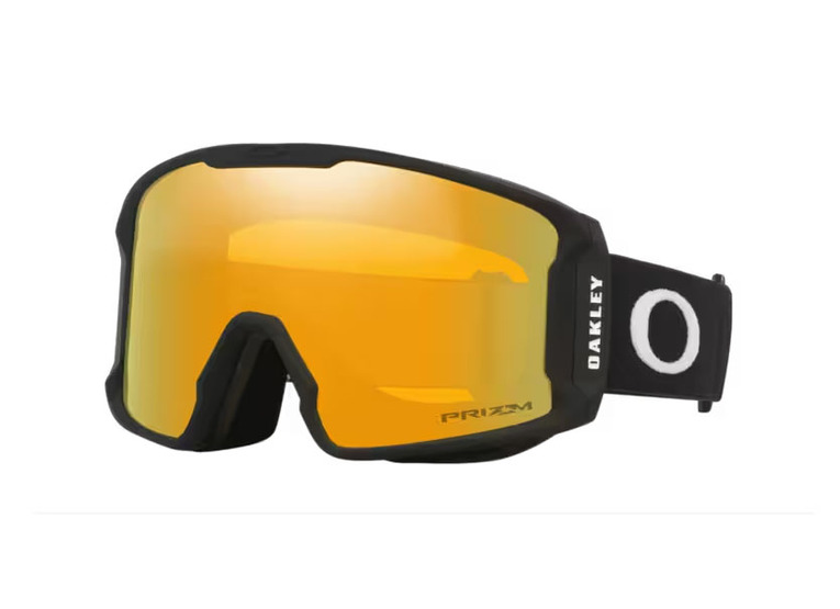 Oakley Line Miner M goggle zwart/prizm  snow 24K iridium