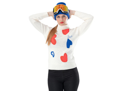 Duvillard Poema pullover wit dames Duvillard Poema pullover wit dames
