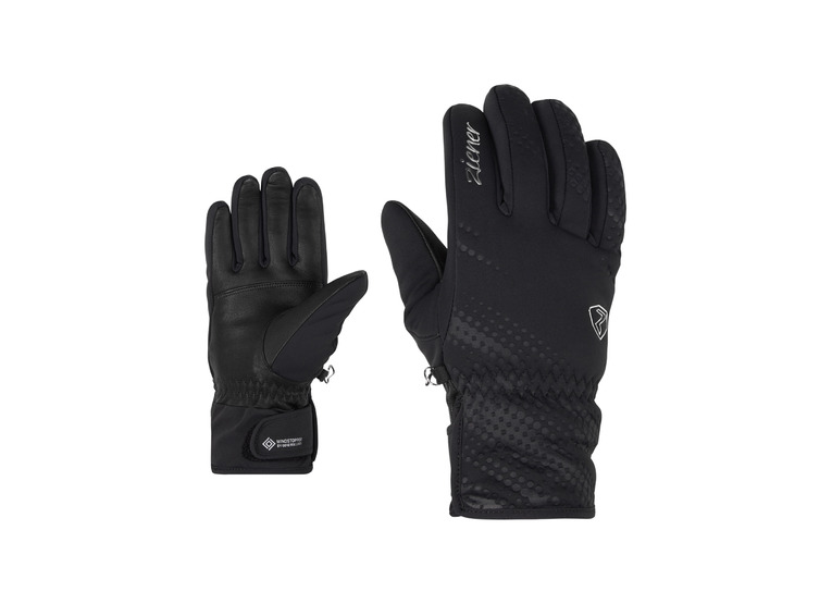 Ziener Karoi-Z WS PR skihandschoen zwart dames