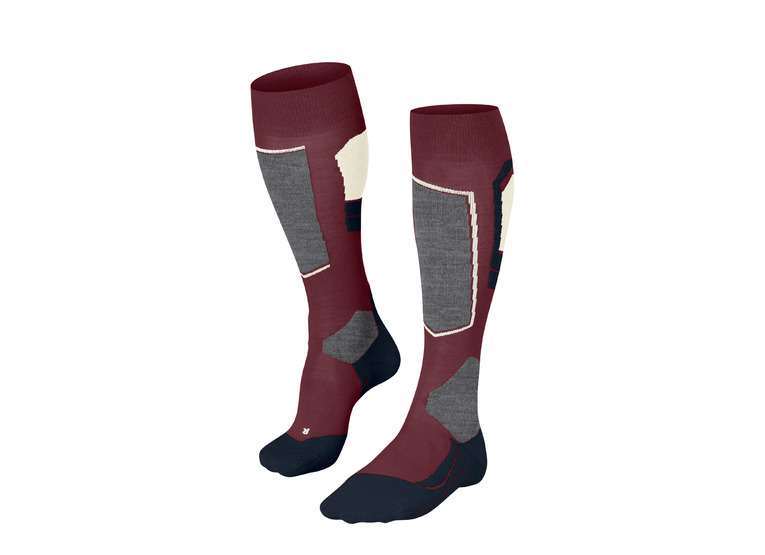 Falke SK4 skisokken merlot dames