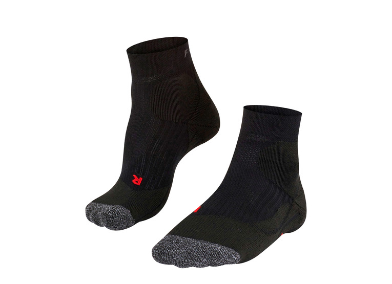 Falke TE2 short tennis sokken zwart heren