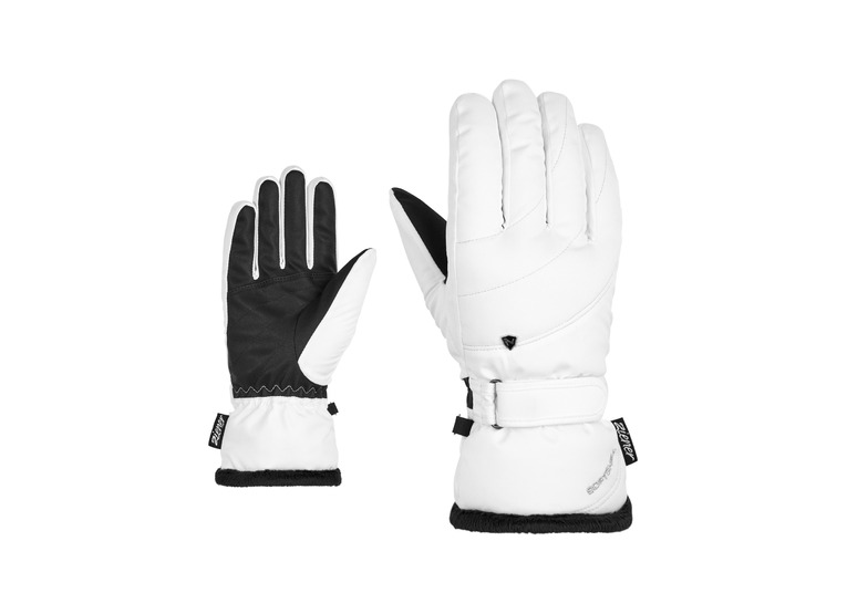 Ziener Kahli-Z PR skihandschoen wit dames