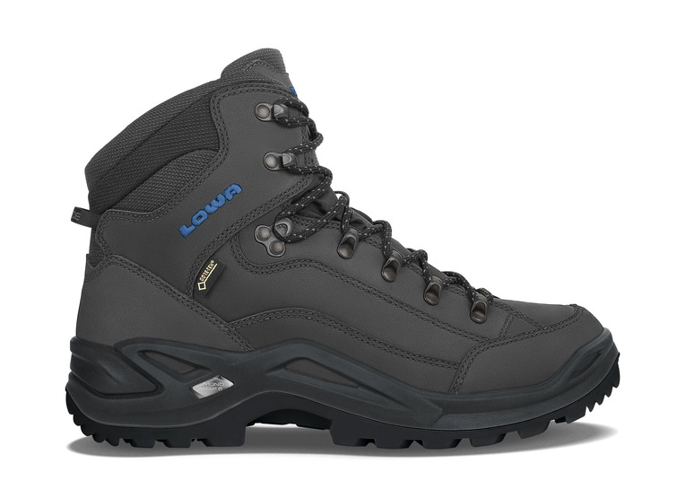 Lowa Renegade GTX Mid wandelschoen grijs/blauw heren