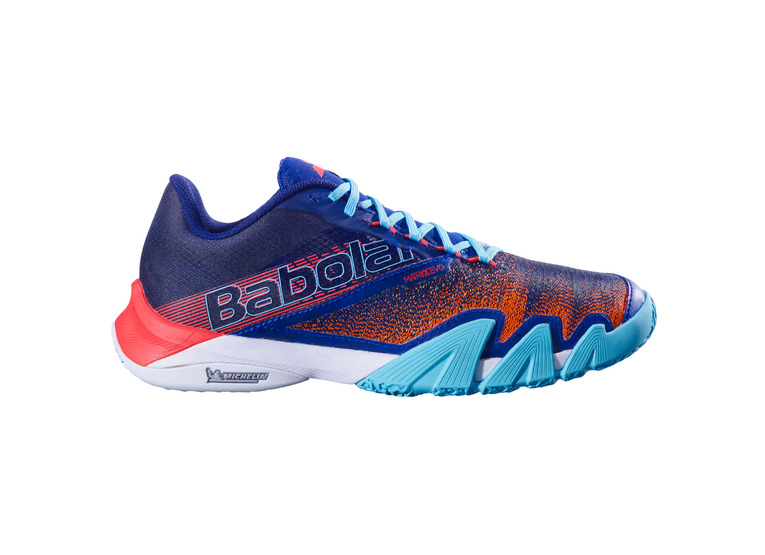 Babolat Jet Premura 2 padelschoen blauw/poppy red heren