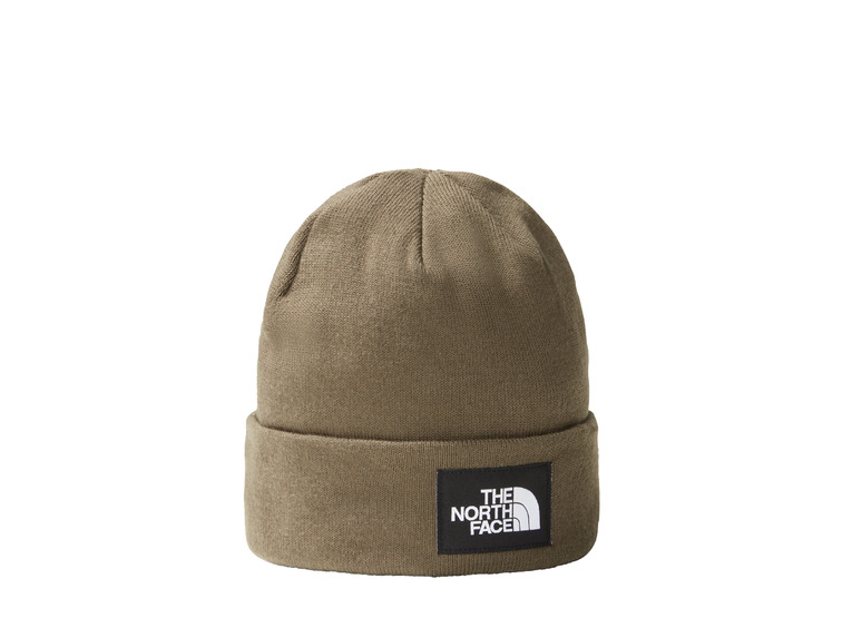 The North Face gerecyclede Dock Worker-beanie new taupe green heren