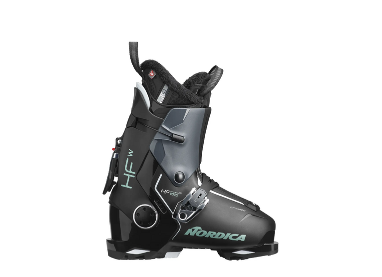 Nordica HF 85 W skischoen zwart/antraciet/groen dames