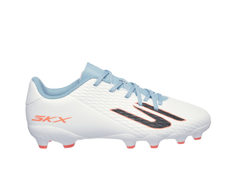 Skechers SKX_2 Jr. MG voetbalschoen wit/turkoois KIDS