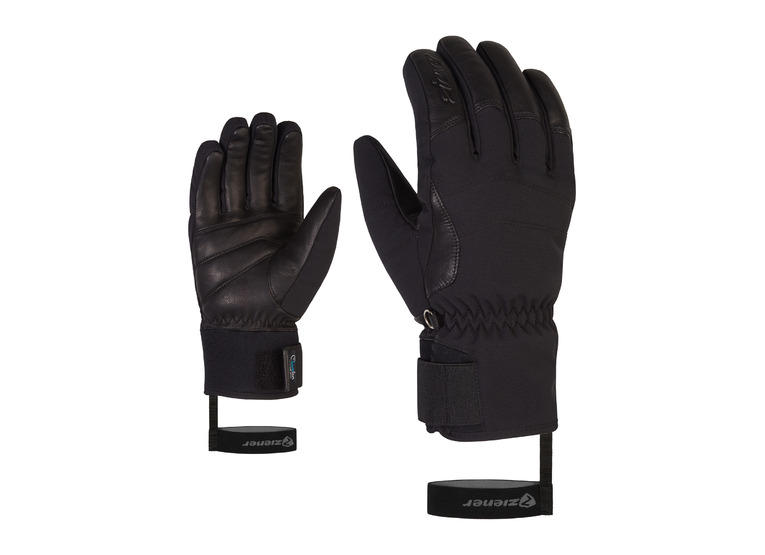 Ziener Kale-Z AS AW skihandschoen zwart dames