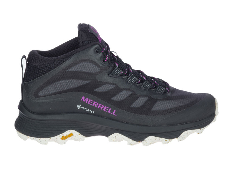 Merrell Moab Speed Mid GTX wandelschoen zwart/paars dames