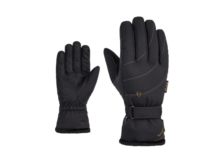 Ziener Kahli-Z PR skihandschoen zwart dames