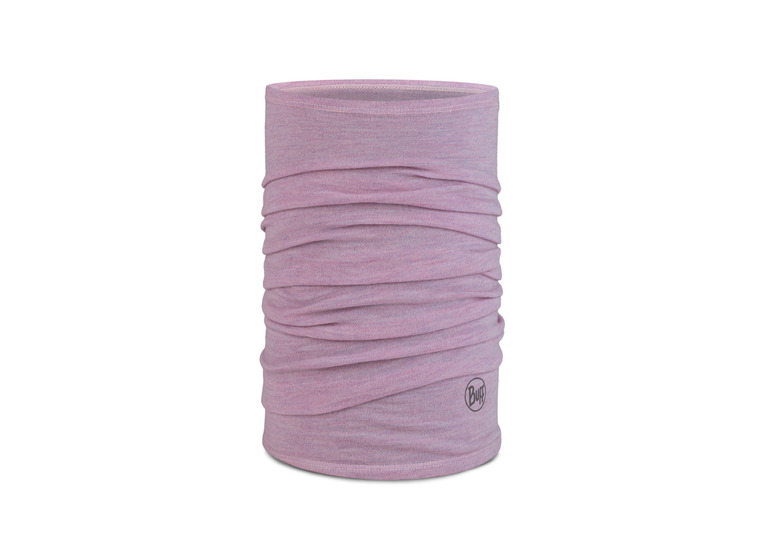 Buff merino midweight nekwarmer lilac sand unisex