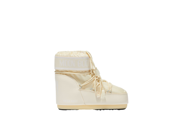 Moon Boot Icon low cream nylon boots dames Moon Boot Icon low cream nylon boots dames