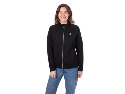 AULP Simix fleece jacket zwart dames AULP Simix fleece jacket zwart dames