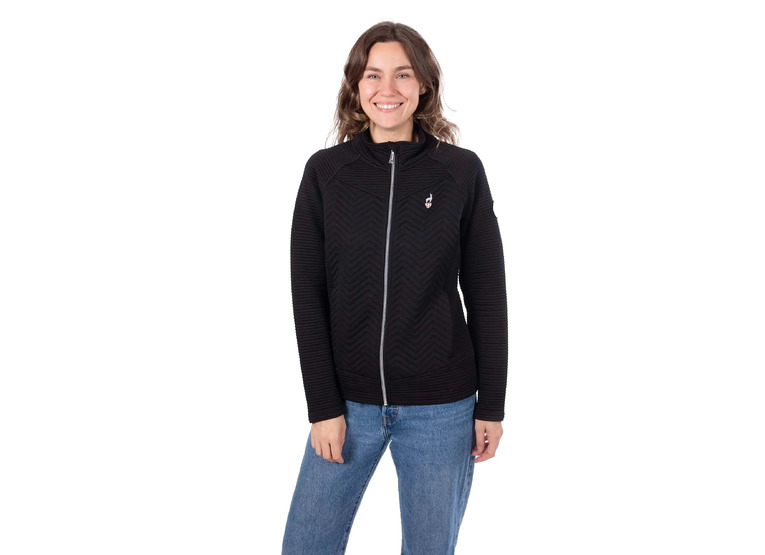 AULP Simix fleece jacket zwart dames AULP Simix fleece jacket zwart dames