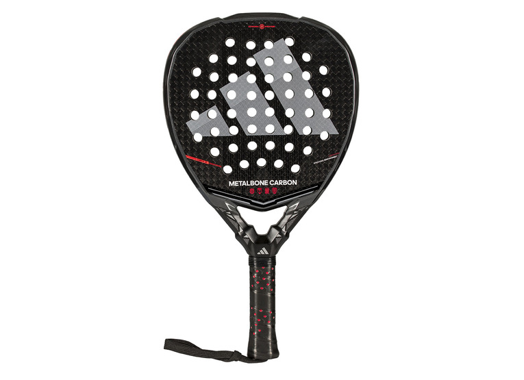 Adidas Metalbone Carbon 2026 padelracket zwart/rood unisex Adidas Metalbone Carbon 2026 padelracket zwart/rood unisex