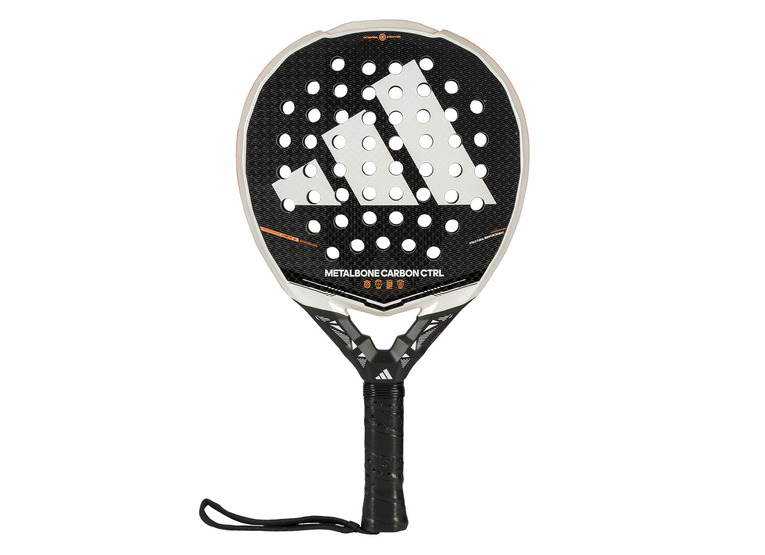 Adidas Metalbone carbon CTRL 2026 padelracket wit/zwart unisex Adidas Metalbone carbon CTRL 2026 padelracket wit/zwart unisex