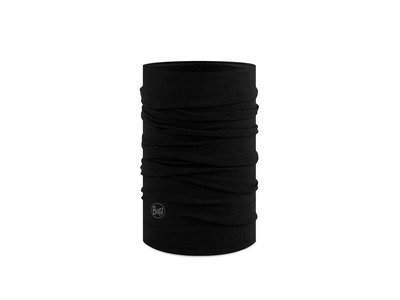 Buff merino midweight nekwarmer solid black unisex Buff merino midweight nekwarmer solid black unisex