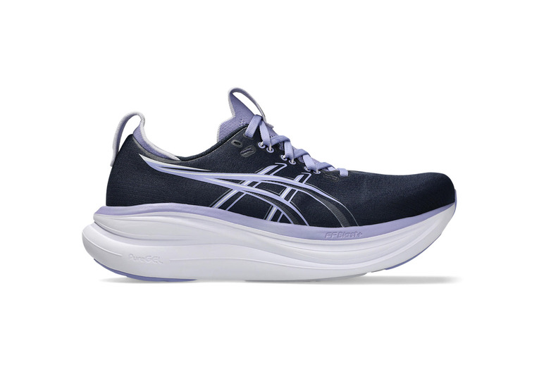 Asics Gel-Nimbus 28 loopschoen midnight/bluebell dames Asics Gel-Nimbus 28 loopschoen midnight/bluebell dames