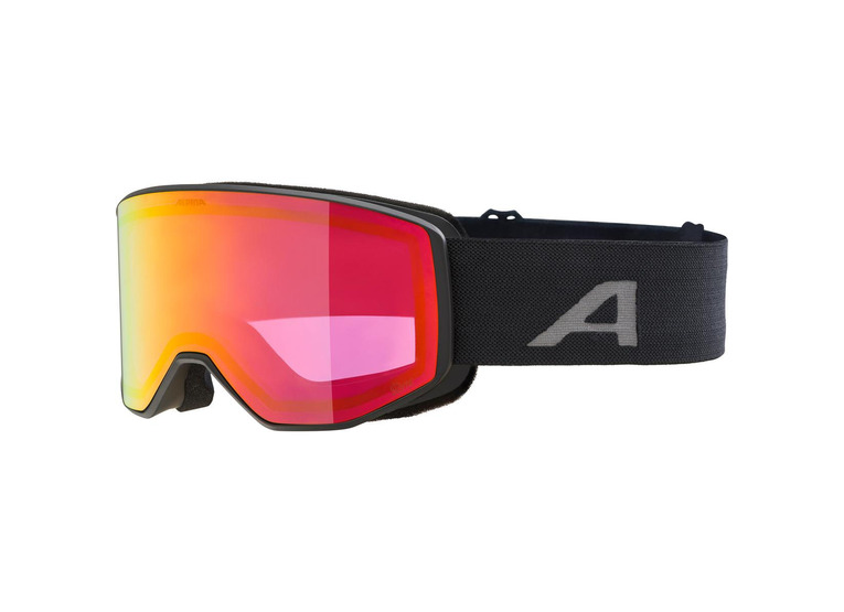 Alpina Venet Q-lite goggle mat zwart/mirror red unisex