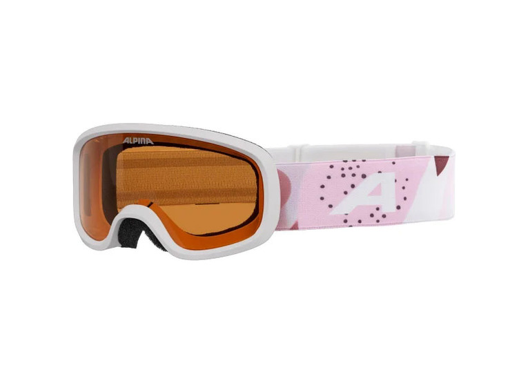 Alpina Piney 2.0 goggle wit-roze/oranje KIDS