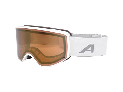 Alpina Venet QV goggle wit/mirror gold unisex Alpina Venet QV goggle wit/mirror gold unisex