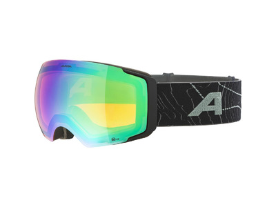 Alpina Falera Mag Q-Lite goggle zwart/groen unisex Alpina Falera Mag Q-Lite goggle zwart/groen unisex