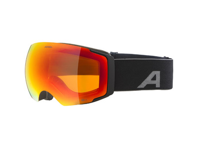 Alpina Falera Mag Q-Lite goggle zwart/rood unisex Alpina Falera Mag Q-Lite goggle zwart/rood unisex