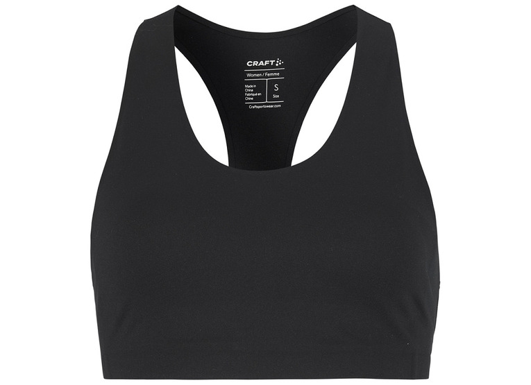 Craft Collective padded sportbeha zwart dames