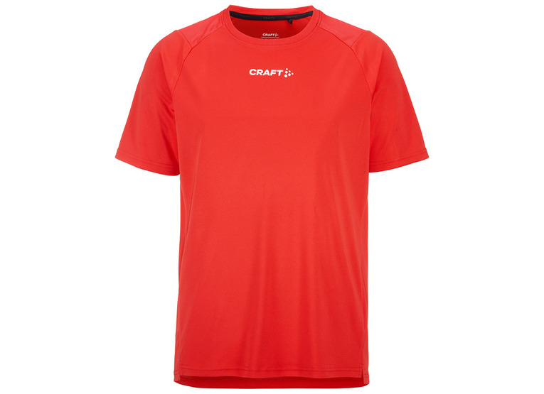 Craft Rush 2.0 T-shirt bright red heren Craft Rush 2.0 T-shirt bright red heren