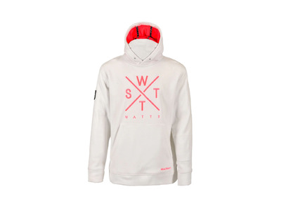 Watts X-Track fleece sweatshirt wit/neon pink unisex