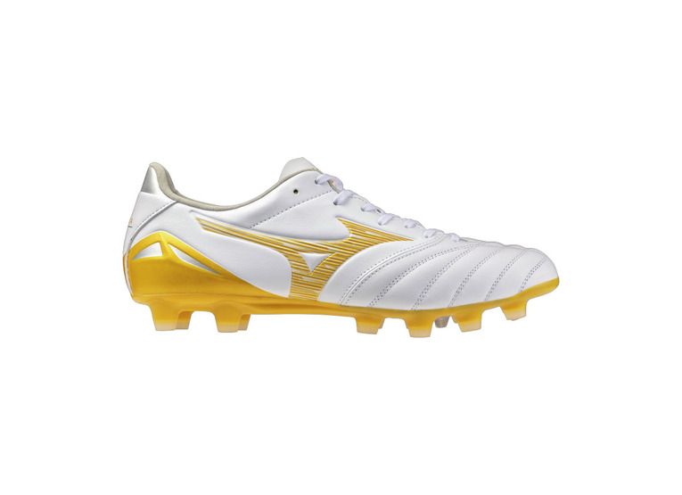 Mizuno Morelia Neo IV Pro FG voetbalschoen wit/MP Gold/cool gray