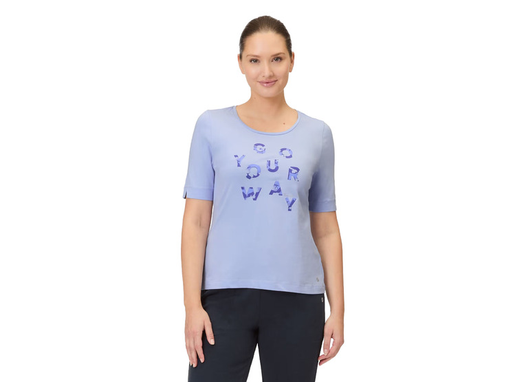 Joy Sura T-shirt lilac blue dames