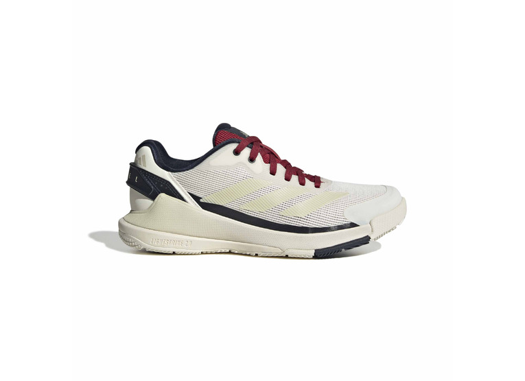 Adidas Crazyquick Lightstrike Padelschoenen wit/ice gold met/rood dames