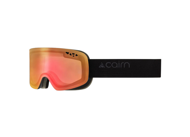 Cairn Origin CLX NXT 0.4 goggle mat zwart/rood unisex