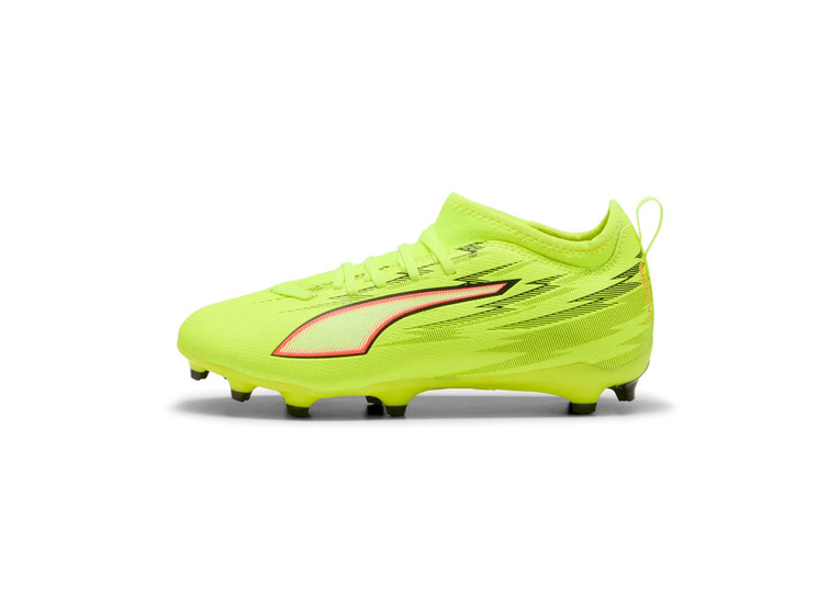Puma Ultra 6 match FG/AG Jr voetbalschoen yellow alert/glowing red KIDS