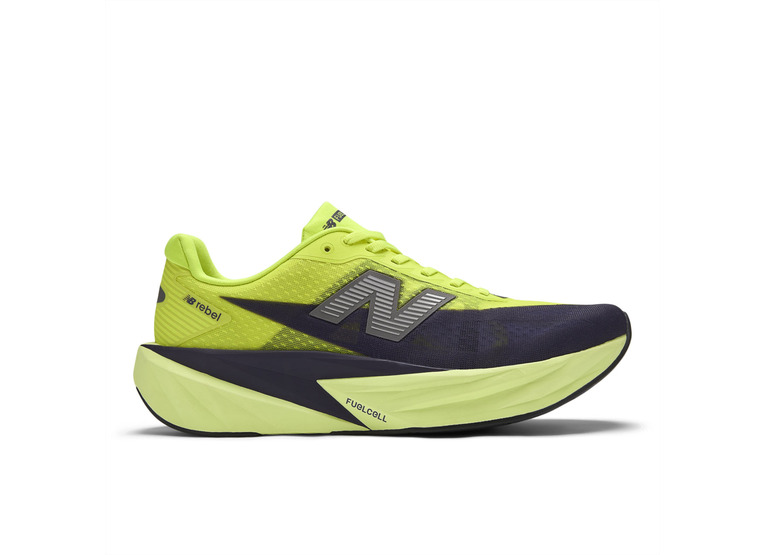 New Balance FuelCell Rebel v5 loopschoen alkaline green/boysenberry heren
