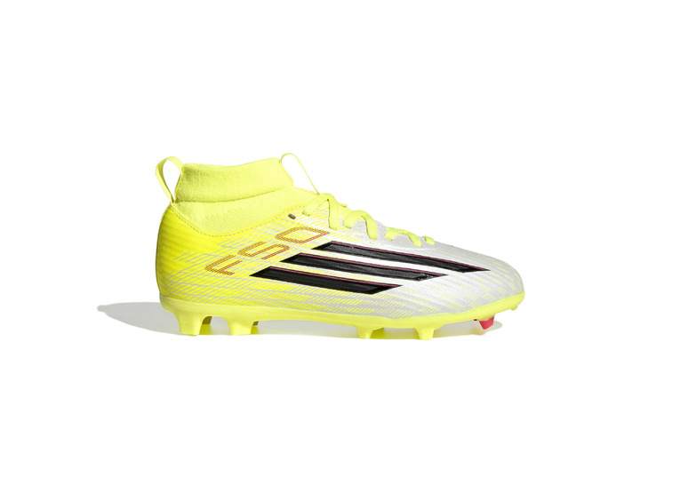 Adidas F50 LEAGUE Mid Cut FG/MG voetbalschoen team solar yellow KIDS