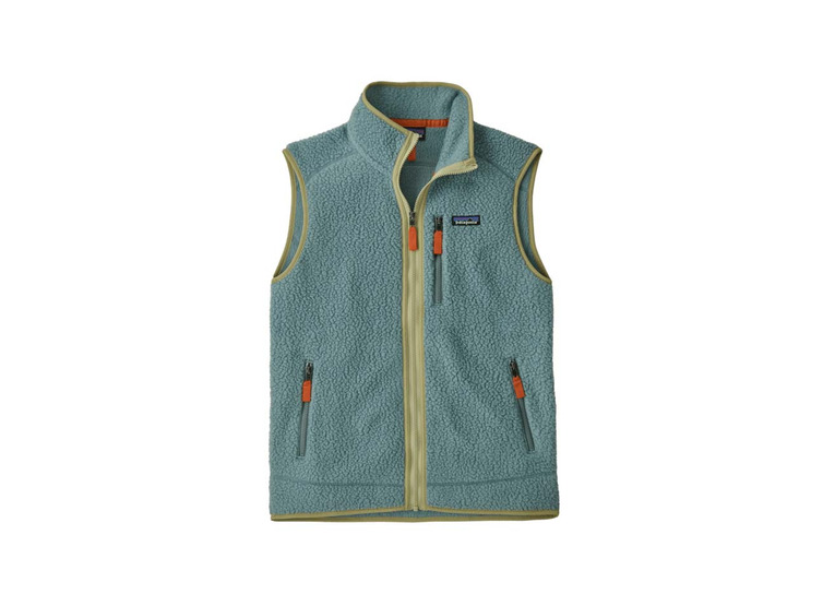 Patagonia Retro Pile fleece vest blue sage heren