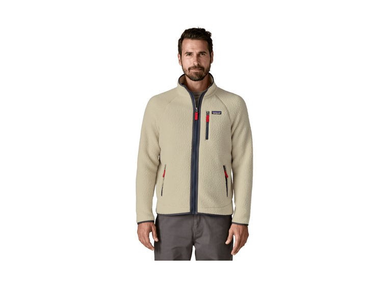 Patagonia Retro Pile fleece jacket pelican/smolder blue heren