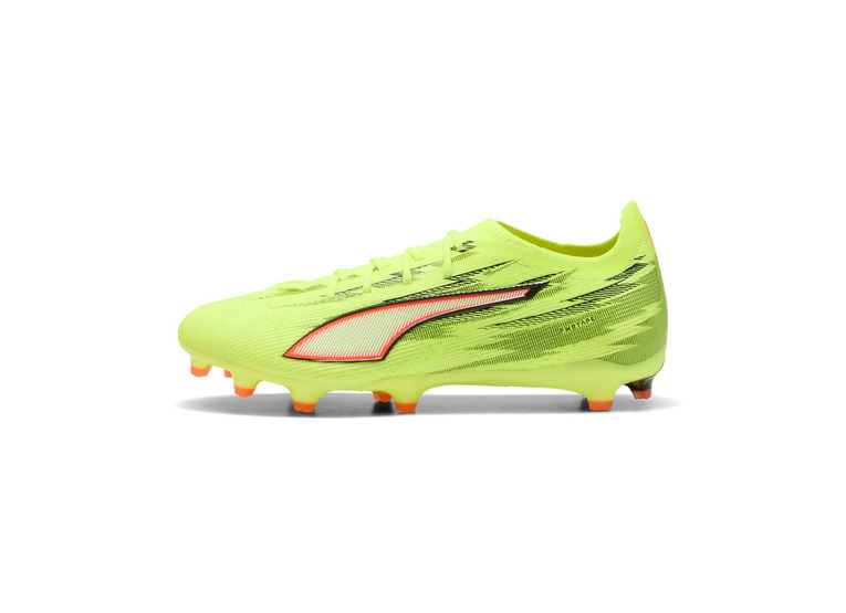 Puma Ultra 6 Pro FG/AG voetbalschoen yellow alert/glowing red