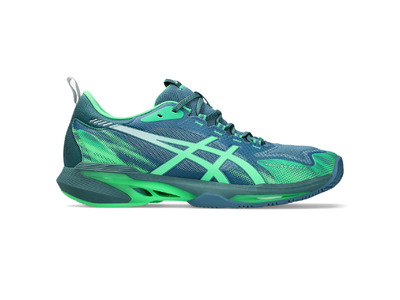 Asics Sonicsmash FF padelschoen saba blue/vital green heren