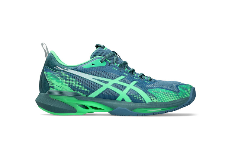 Asics Sonicsmash FF padelschoen saba blue/vital green heren