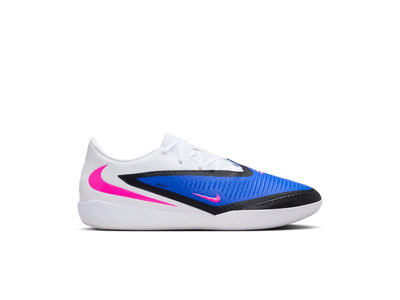 Nike Phantom 6 low academy IC voetbalschoen racer blue/wit/roze