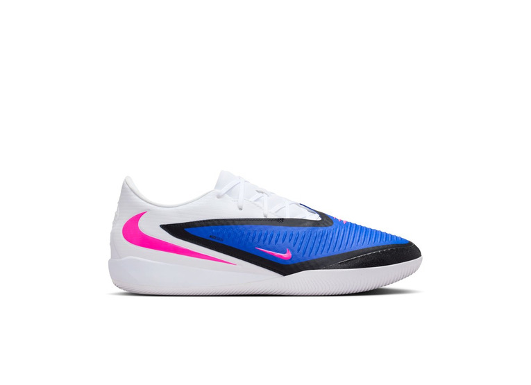 Nike Phantom 6 low academy IC voetbalschoen racer blue/wit/roze