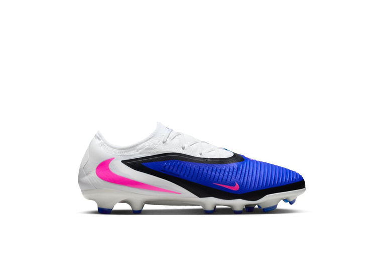 Nike Phantom 6 low Pro FG voetbalschoen racer blue/wit/roze